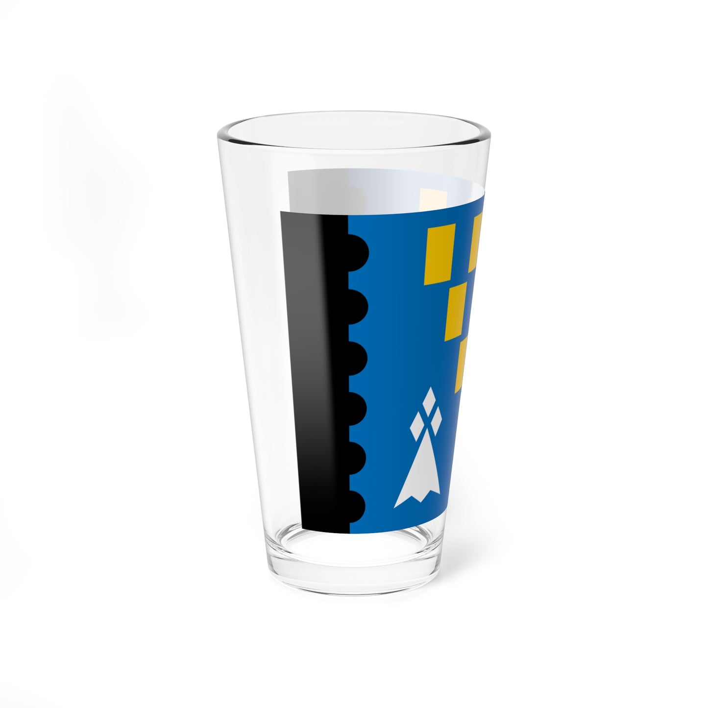 Pays de Baud District Flag (France) Pint Glass 16oz