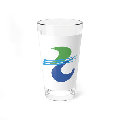 Flag of Sotogahama Aomori (Japan) Pint Glass 16oz
