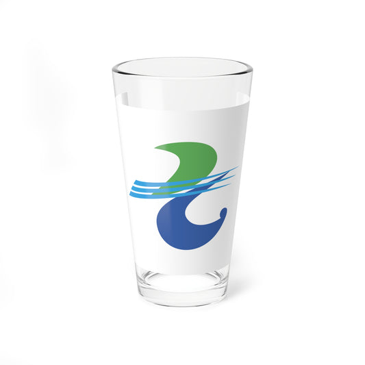 Flag of Sotogahama Aomori (Japan) Pint Glass 16oz