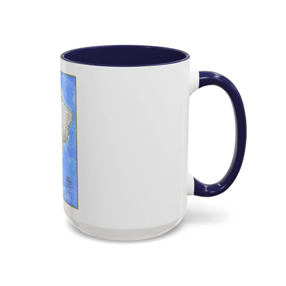 South America (1972) (Map) Accent Coffee Mug