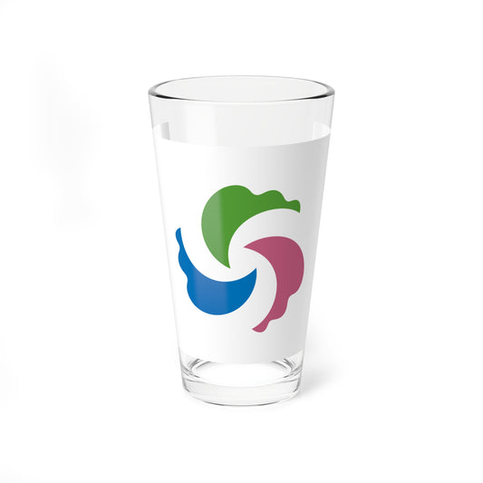 Flag of Senboku Akita (Japan) Pint Glass 16oz