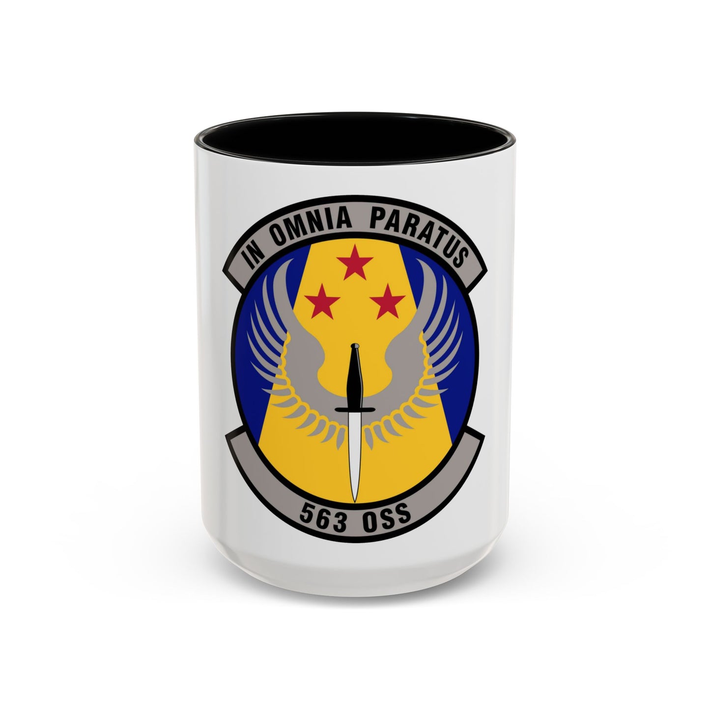 563d Operations Support Squadron (U.S. Air Force) Accent Coffee Mug