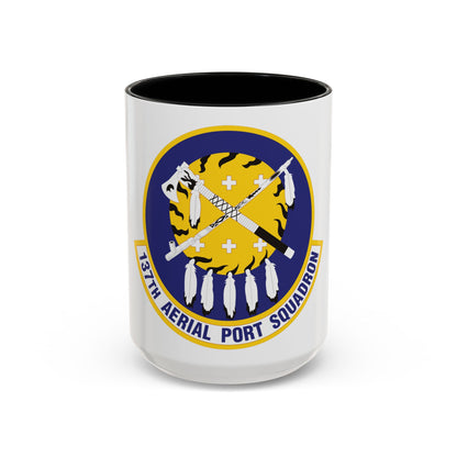 137th Aerial Port Squadron (U.S. Air Force) Accent Coffee Mug
