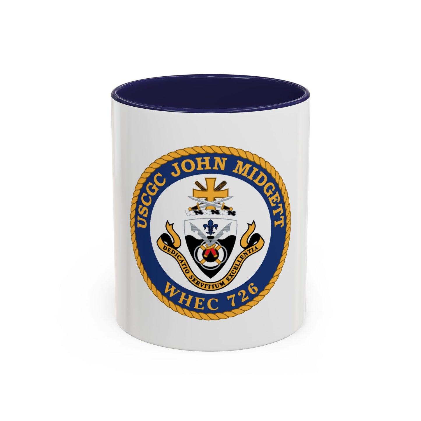 USCGC John Midgett WHEC 726 (U.S. Coast Guard) Accent Coffee Mug
