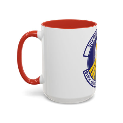 916th Logistics Readiness Squadron (U.S. Air Force) Accent Coffee Mug