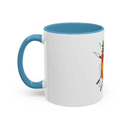 Coat of arms of the Kingdom of Burundi - Accent Coffee Mug