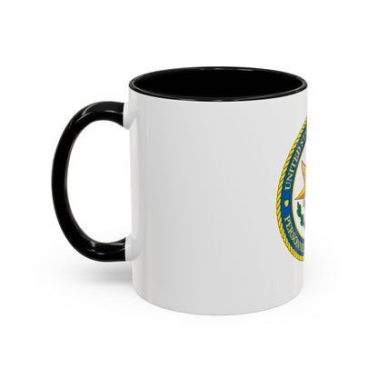 USCG Personnel Service Center (U.S. Coast Guard) Accent Coffee Mug