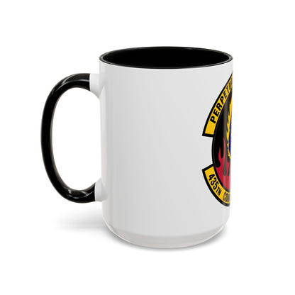 435th Communications Squadron (U.S. Air Force) Accent Coffee Mug