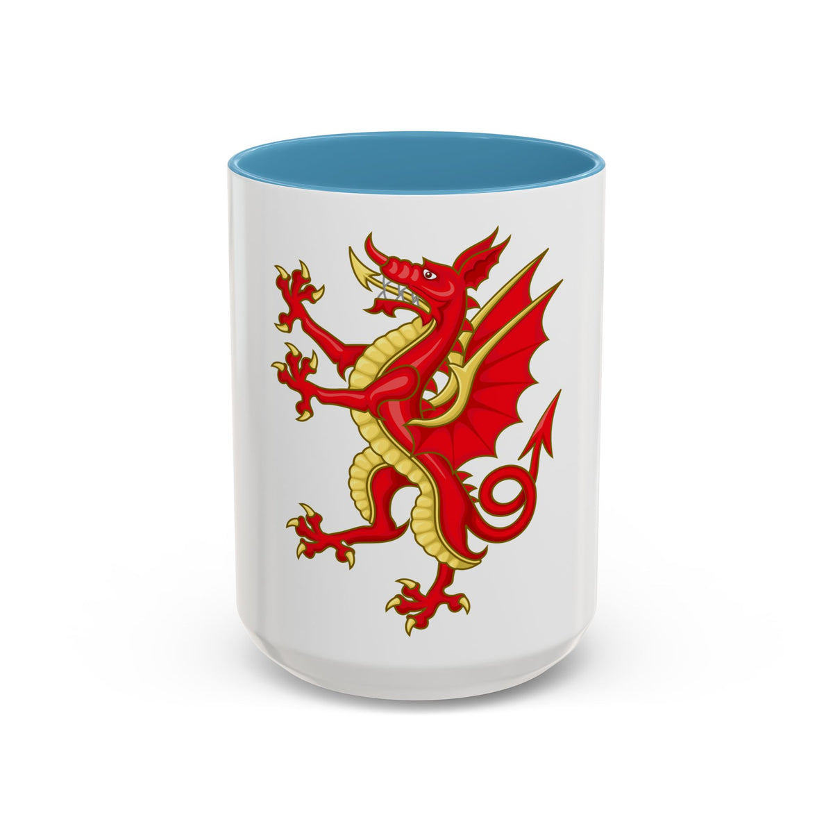 Tudor Dragon Badge - Accent Coffee Mug
