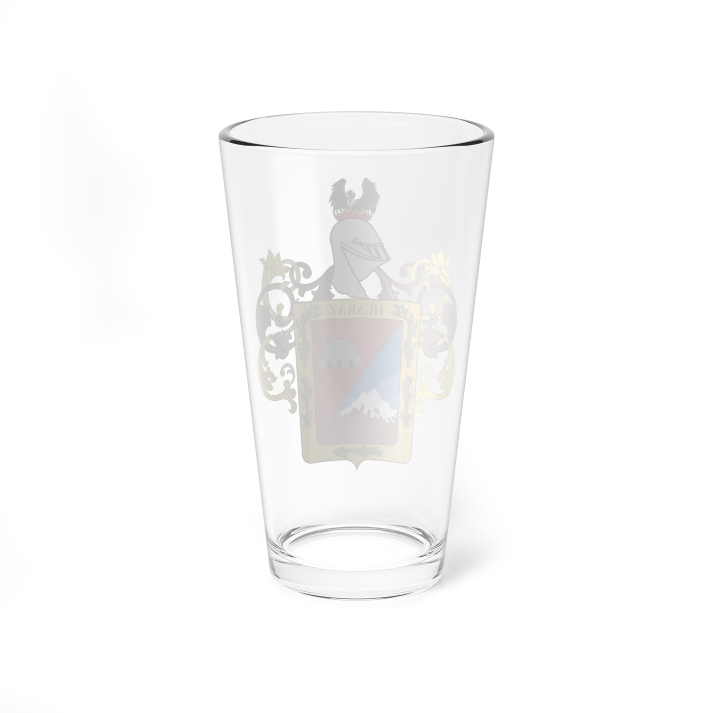 Escudo de Huaraz (Peru) (Coat of Arms) Pint Glass 16oz