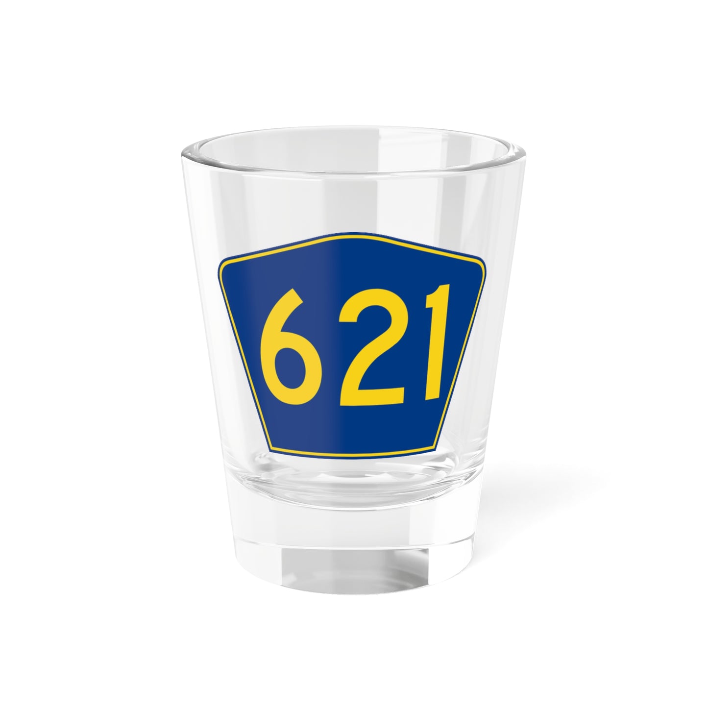 PR secondary 621 (Puerto Rico) (Road Sign) Shot Glass 1.5oz