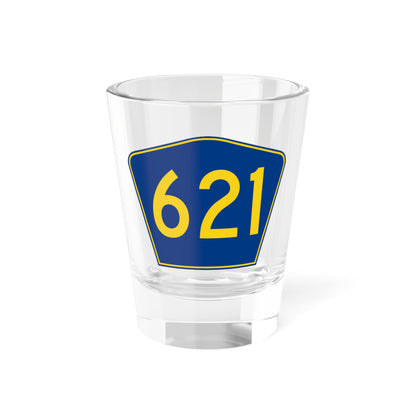 PR secondary 621 (Puerto Rico) (Road Sign) Shot Glass 1.5oz