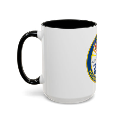 USCG Personnel Command (U.S. Coast Guard) Accent Coffee Mug