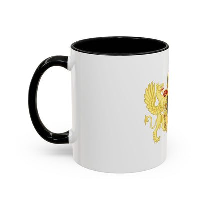 Ornamented Coat of Arms of Maximilian II, Holy Roman Emperor - Accent Coffee Mug
