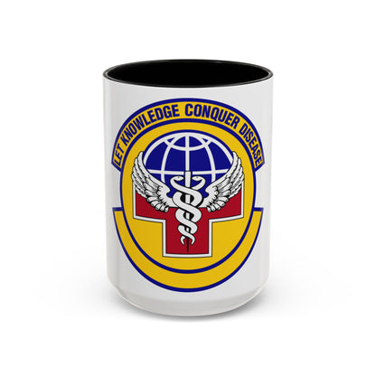 87 Healthcare Operations Squadron AMC (U.S. Air Force) Accent Coffee Mug