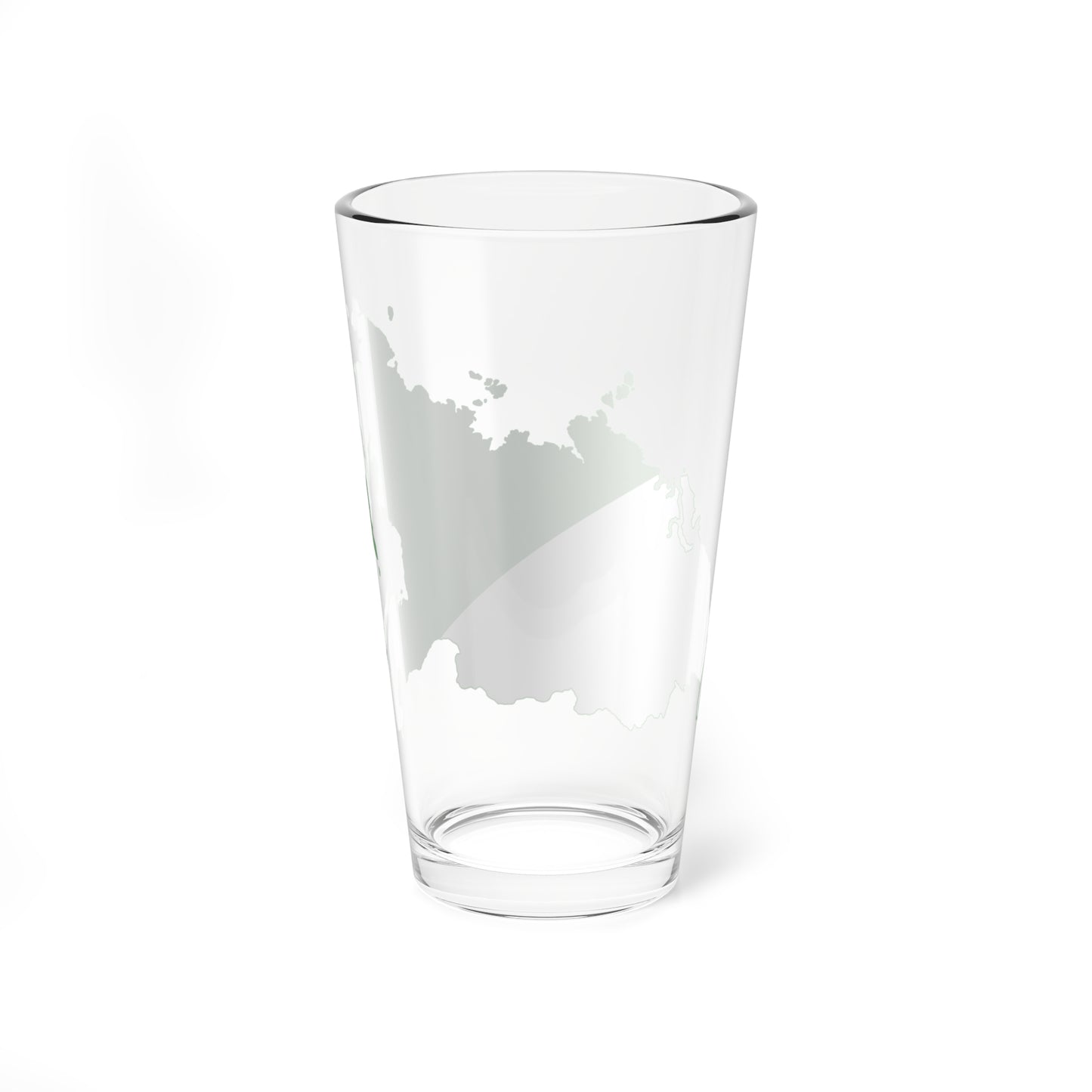 Flag map of Siberia (Russia) Pint Glass 16oz