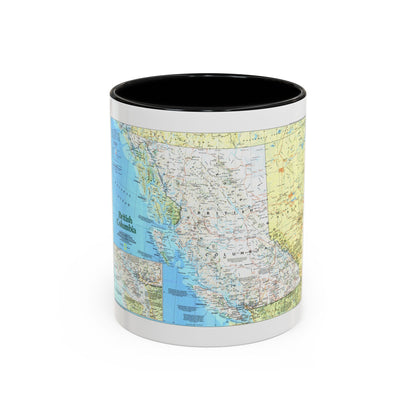 Canada - British Columbia 1 (1992) (Map) Accent Coffee Mug