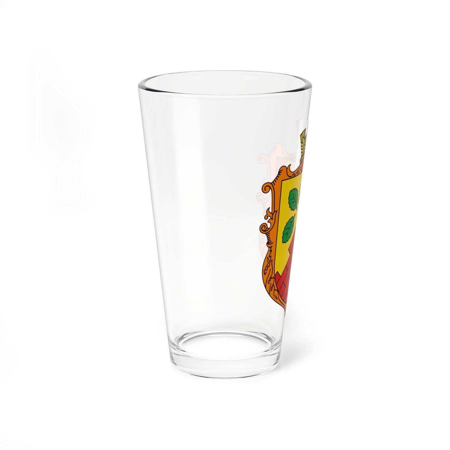 Coat of Arms of Yasenytsia-Zamkova (Ukraine) (Coat of Arms) Pint Glass 16oz