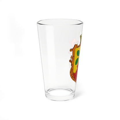 Coat of Arms of Yasenytsia-Zamkova (Ukraine) (Coat of Arms) Pint Glass 16oz