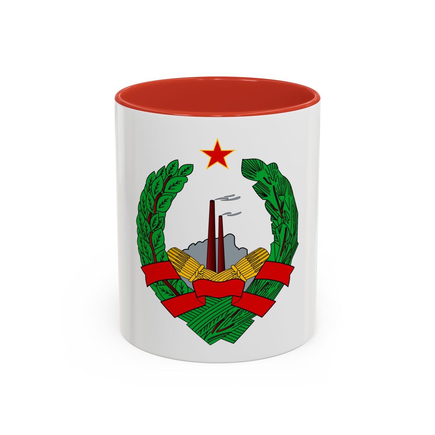 Coat of Arms of the Socialist Republic of Bosnia and Herzegovina - Accent Coffee Mug