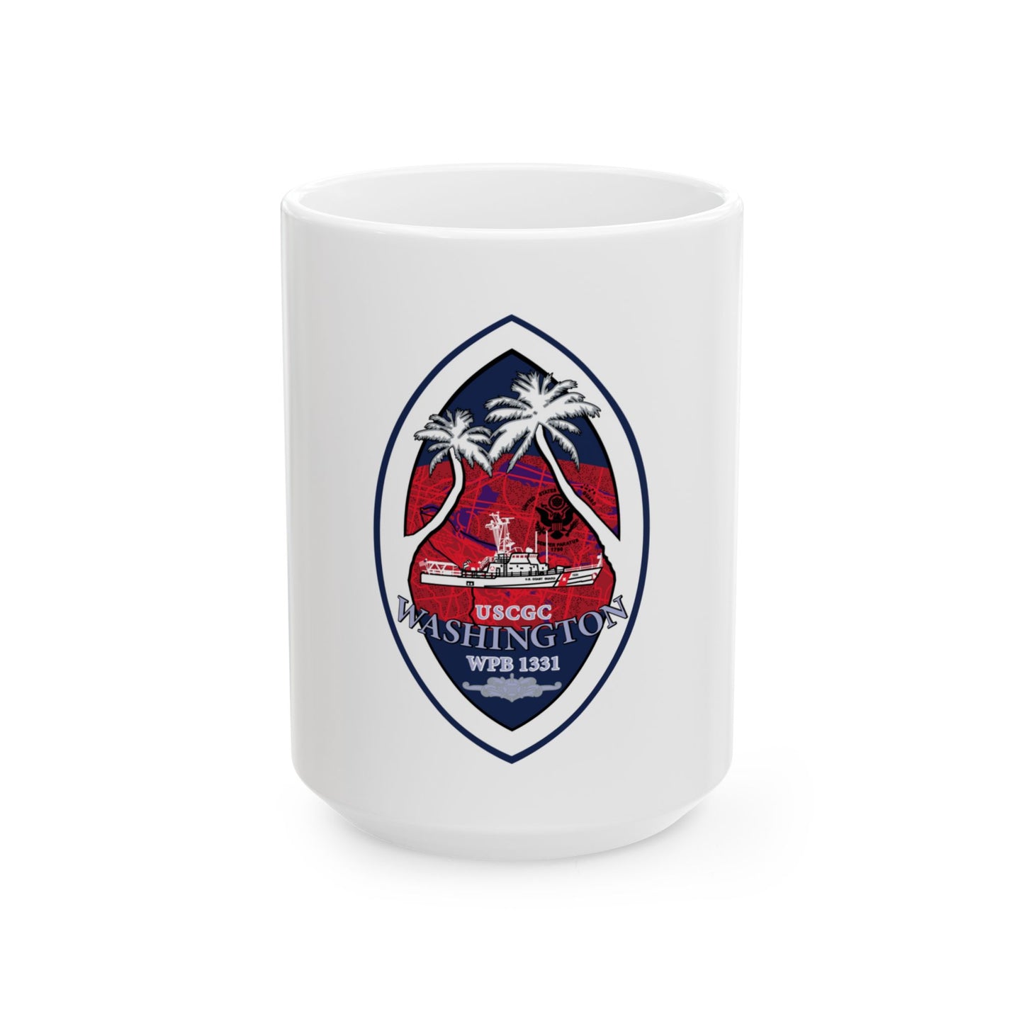 USCG Washington WPB 1331 (U.S. Coast Guard) White Coffee Mug