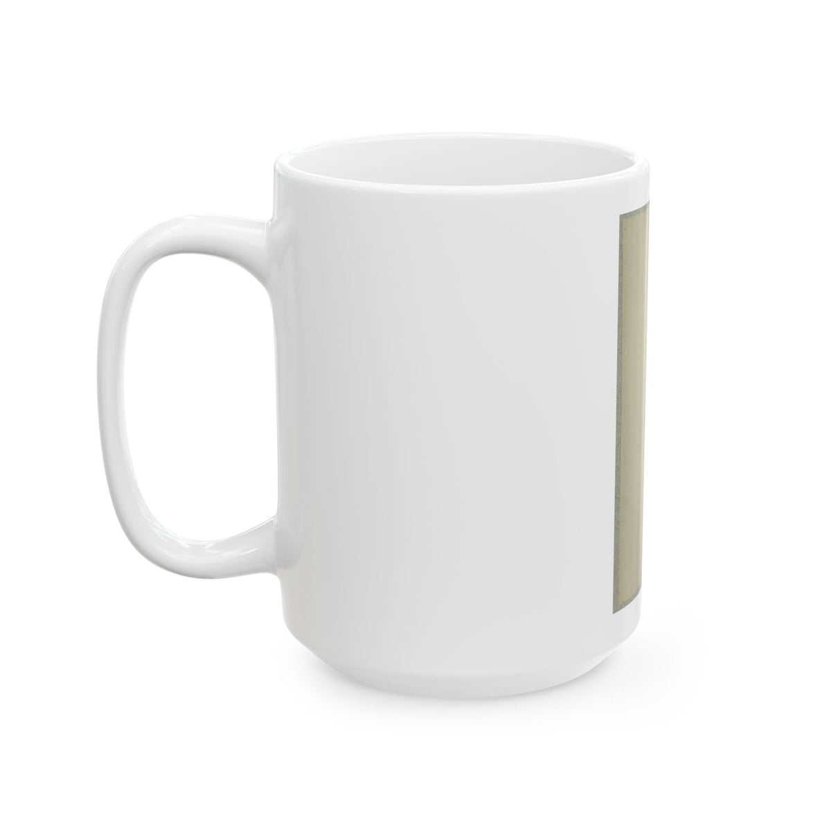 Unidentified General, Bust Portrait, Facing Left (U.S. Civil War) White Coffee Mug