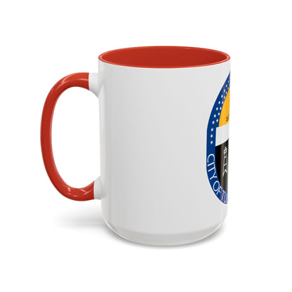 Seal of Tulsa Oklahoma - Accent Coffee Mug