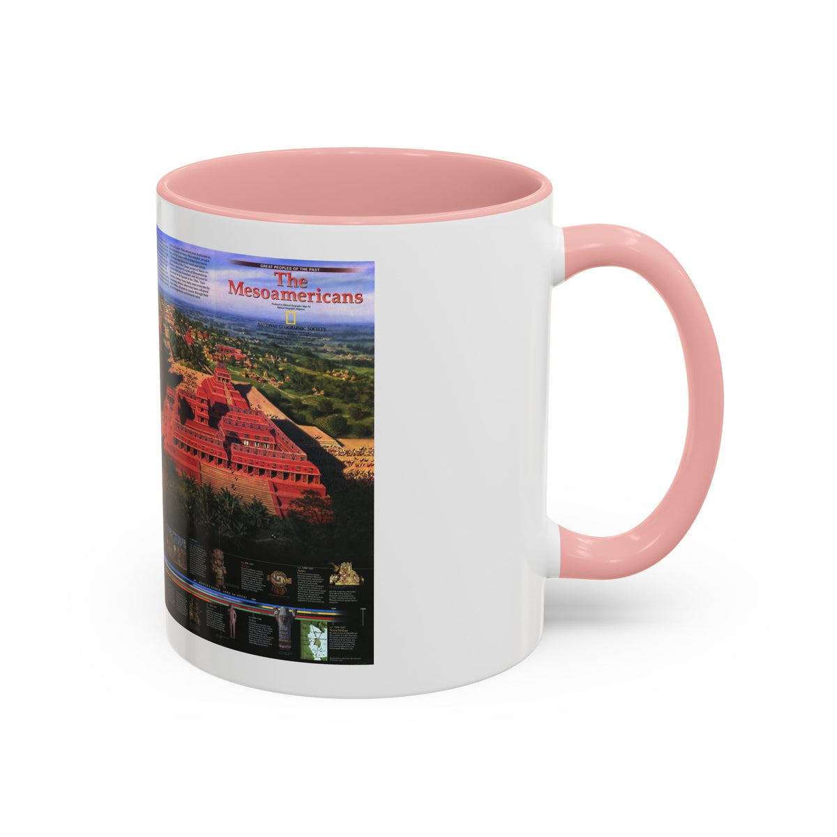 North America - The Mesoamericans (1997) (Map) Accent Coffee Mug
