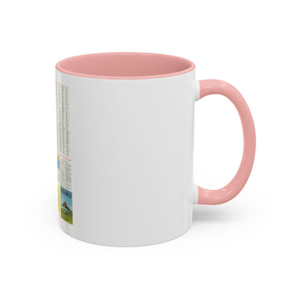 France - A Traveller's Map 2 (1971) (Map) Accent Coffee Mug