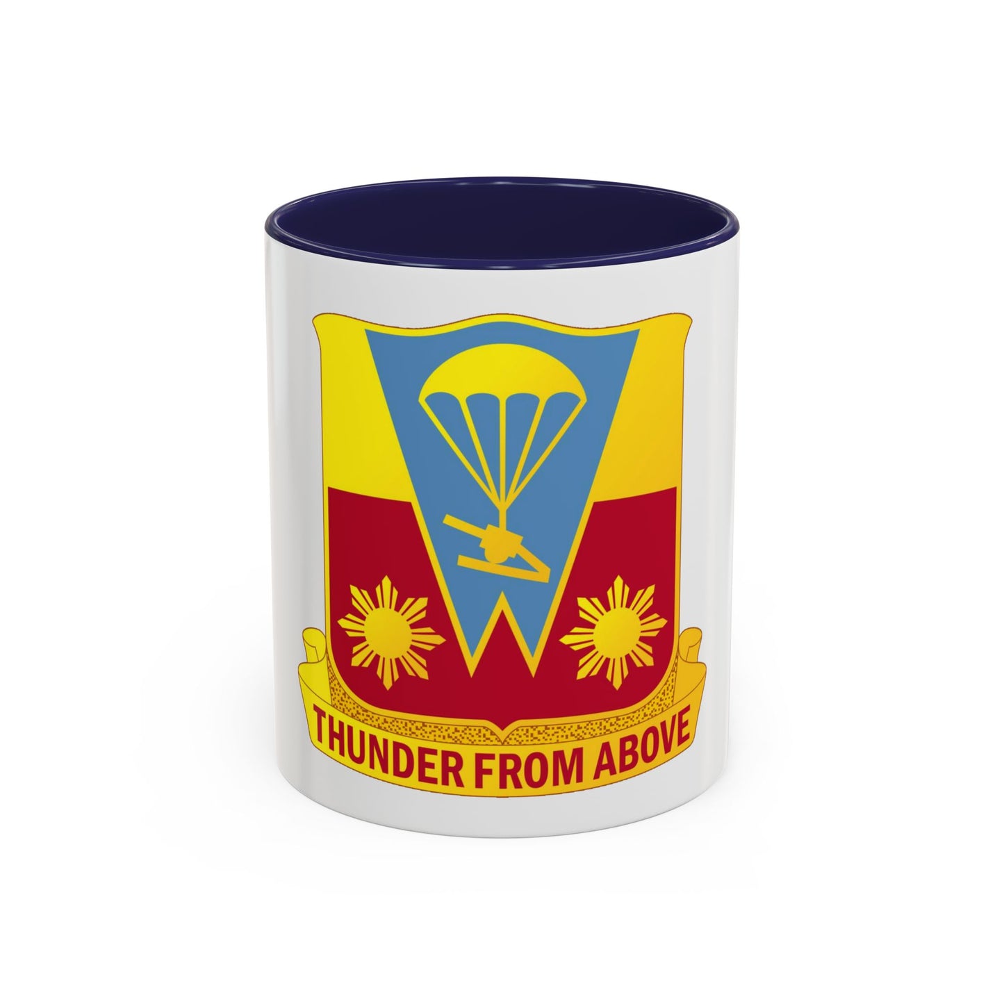 674th Airborne Field Artillery Battalion (U.S. Army) Accent Coffee Mug