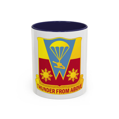 674th Airborne Field Artillery Battalion (U.S. Army) Accent Coffee Mug