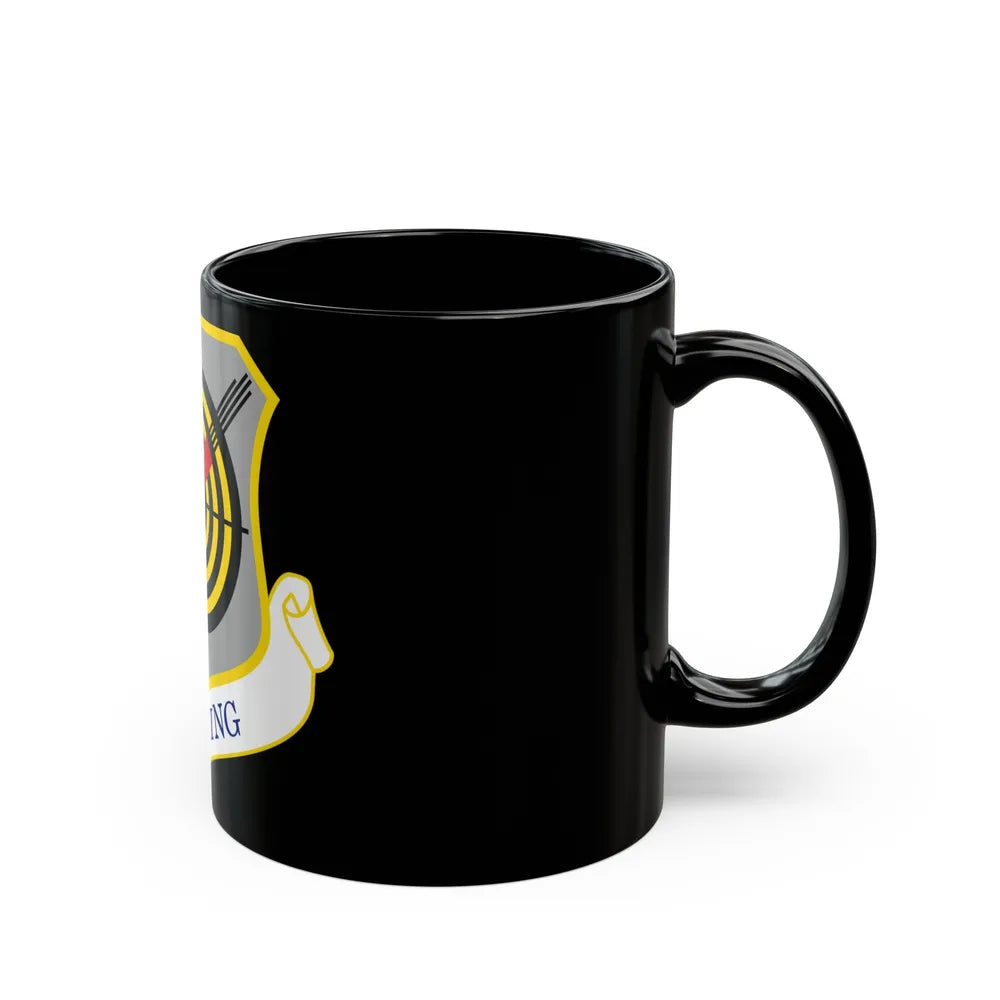 1058px USAF 57th Wing shield (U.S. Air Force) Black Coffee Mug-Go Mug Yourself