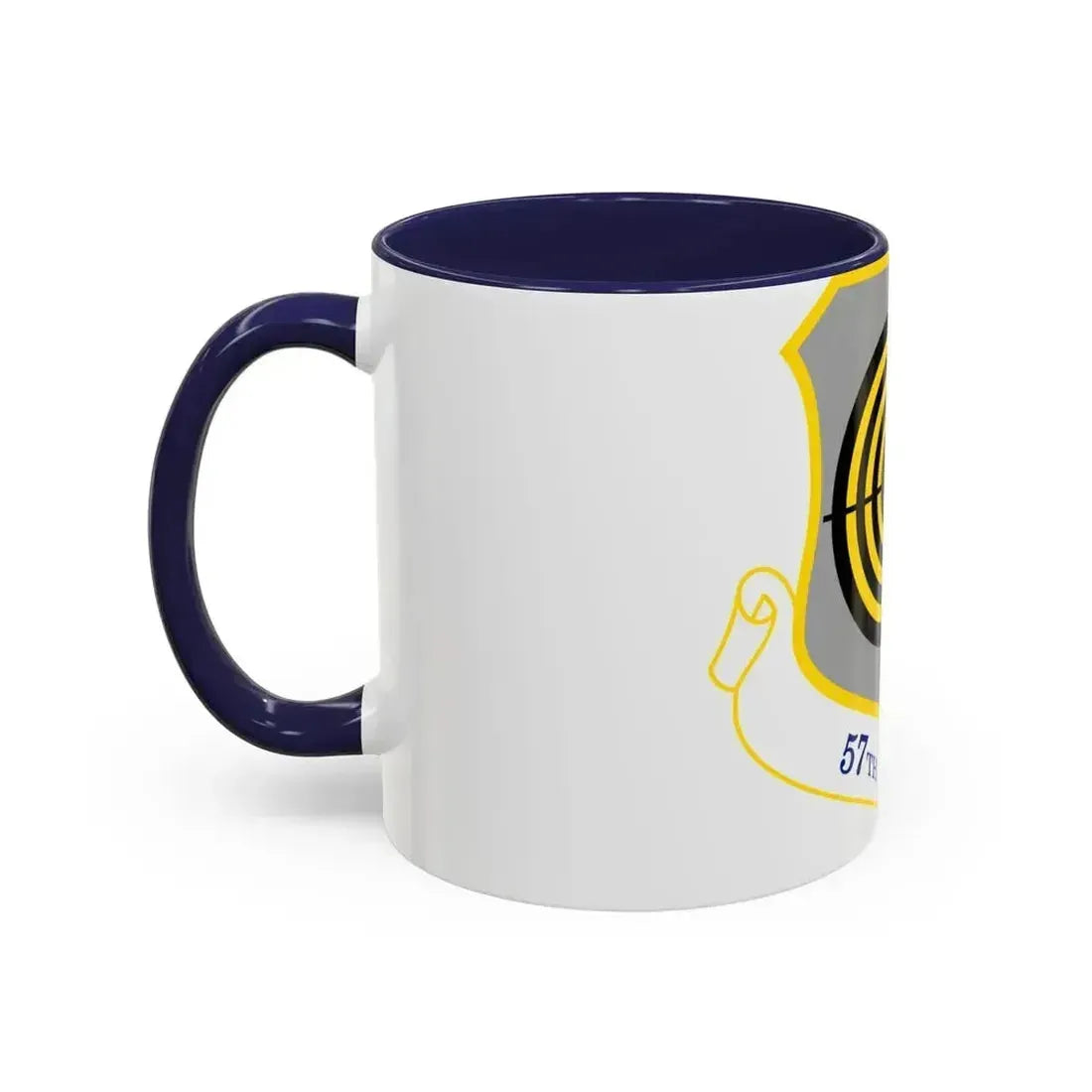 1058px USAF 57th Wing shield (U.S. Air Force) Accent Coffee Mug - Go Mug Yourself