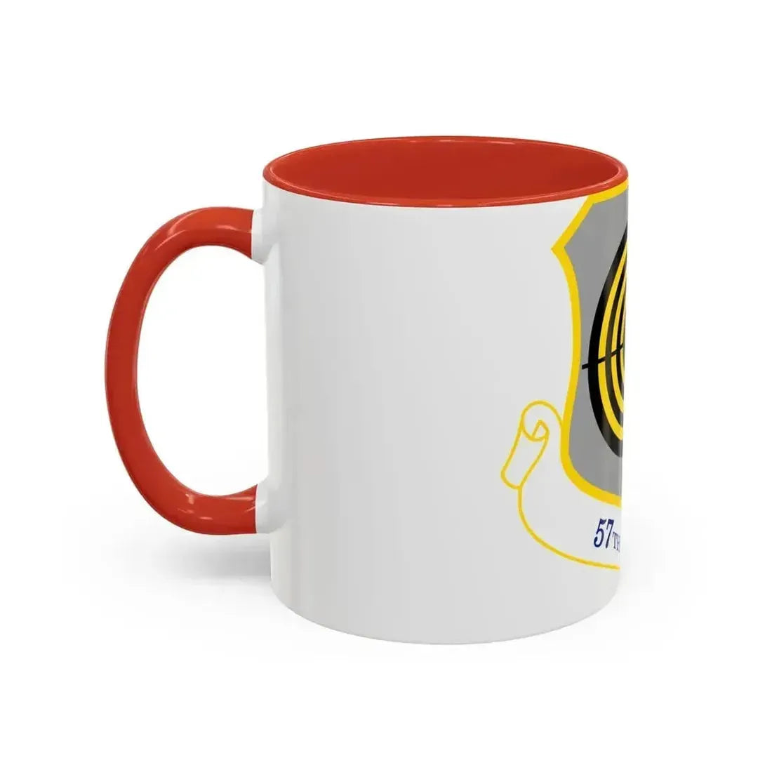 1058px USAF 57th Wing shield (U.S. Air Force) Accent Coffee Mug - Go Mug Yourself