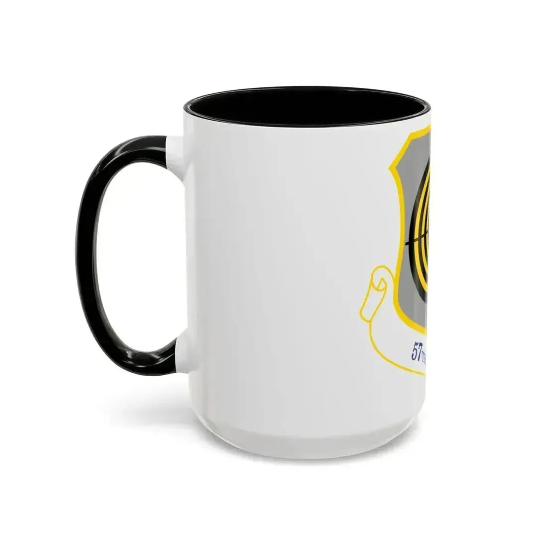 1058px USAF 57th Wing shield (U.S. Air Force) Accent Coffee Mug - Go Mug Yourself