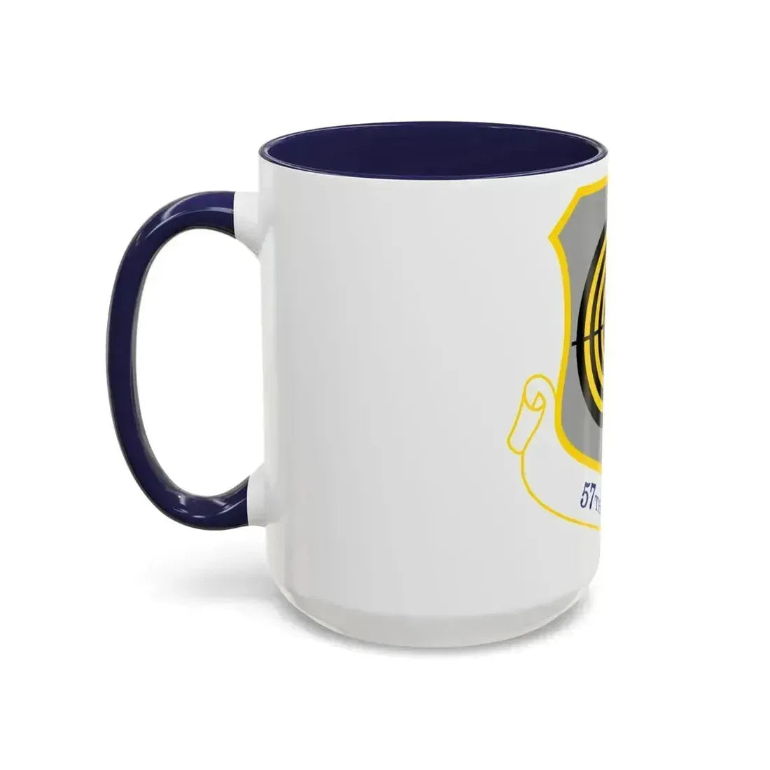 1058px USAF 57th Wing shield (U.S. Air Force) Accent Coffee Mug - Go Mug Yourself