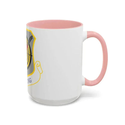 1058px USAF 57th Wing shield (U.S. Air Force) Accent Coffee Mug - Go Mug Yourself