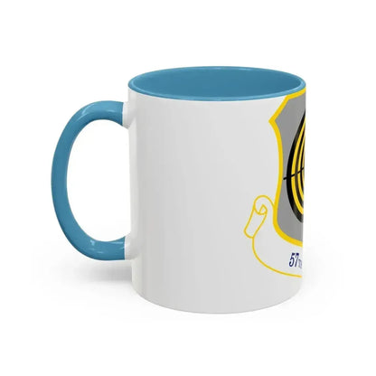 1058px USAF 57th Wing shield (U.S. Air Force) Accent Coffee Mug - Go Mug Yourself