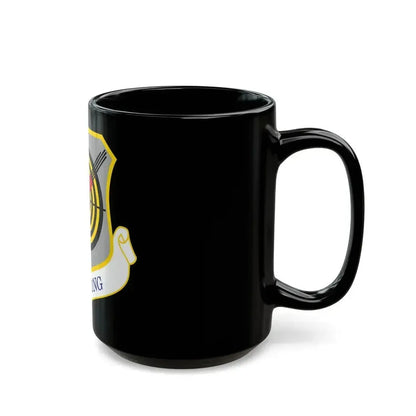 1058px USAF 57th Wing shield (U.S. Air Force) Black Coffee Mug - Go Mug Yourself