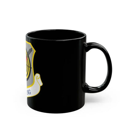 1058px USAF 57th Wing shield (U.S. Air Force) Black Coffee Mug - Go Mug Yourself