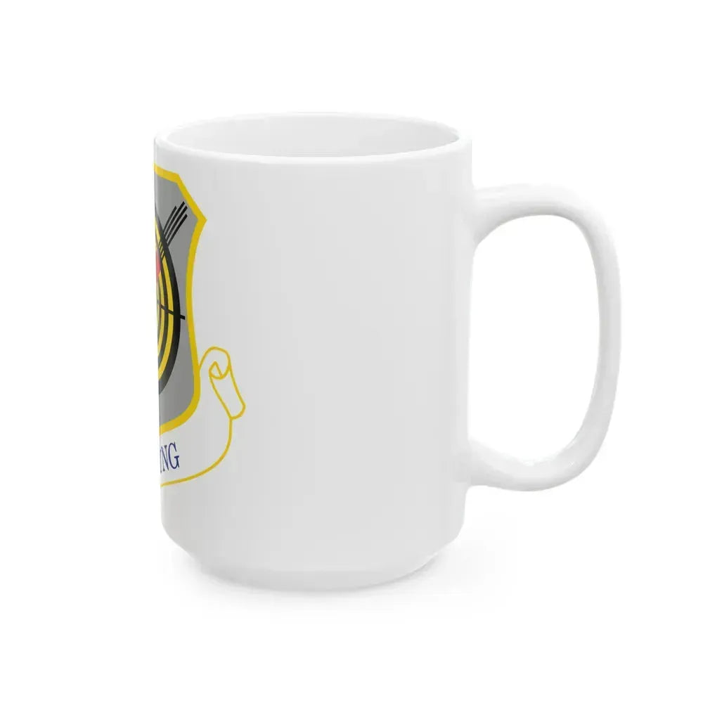 1058px USAF 57th Wing shield (U.S. Air Force) White Coffee Mug - Go Mug Yourself
