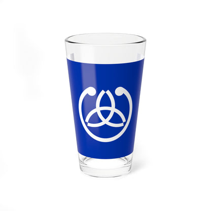Flag of Onagawa Miyagi (Japan) Pint Glass 16oz