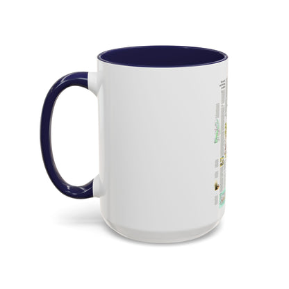 USA - Florida 2 (1973) (Map) Accent Coffee Mug