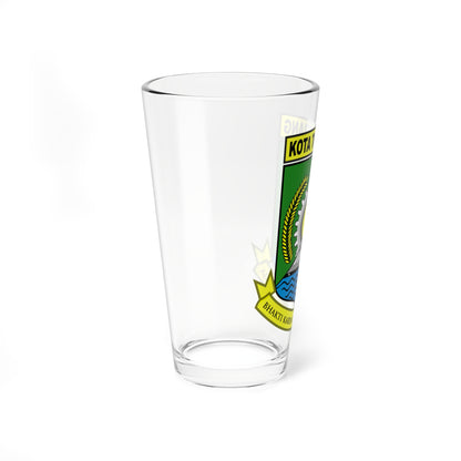 Seal of the City of Tangerang (Indonesia) (Coat of Arms) Pint Glass 16oz