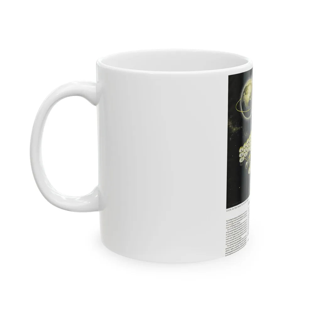 Cosmic Butterfly, 1959 - White Coffee Mug-Go Mug Yourself