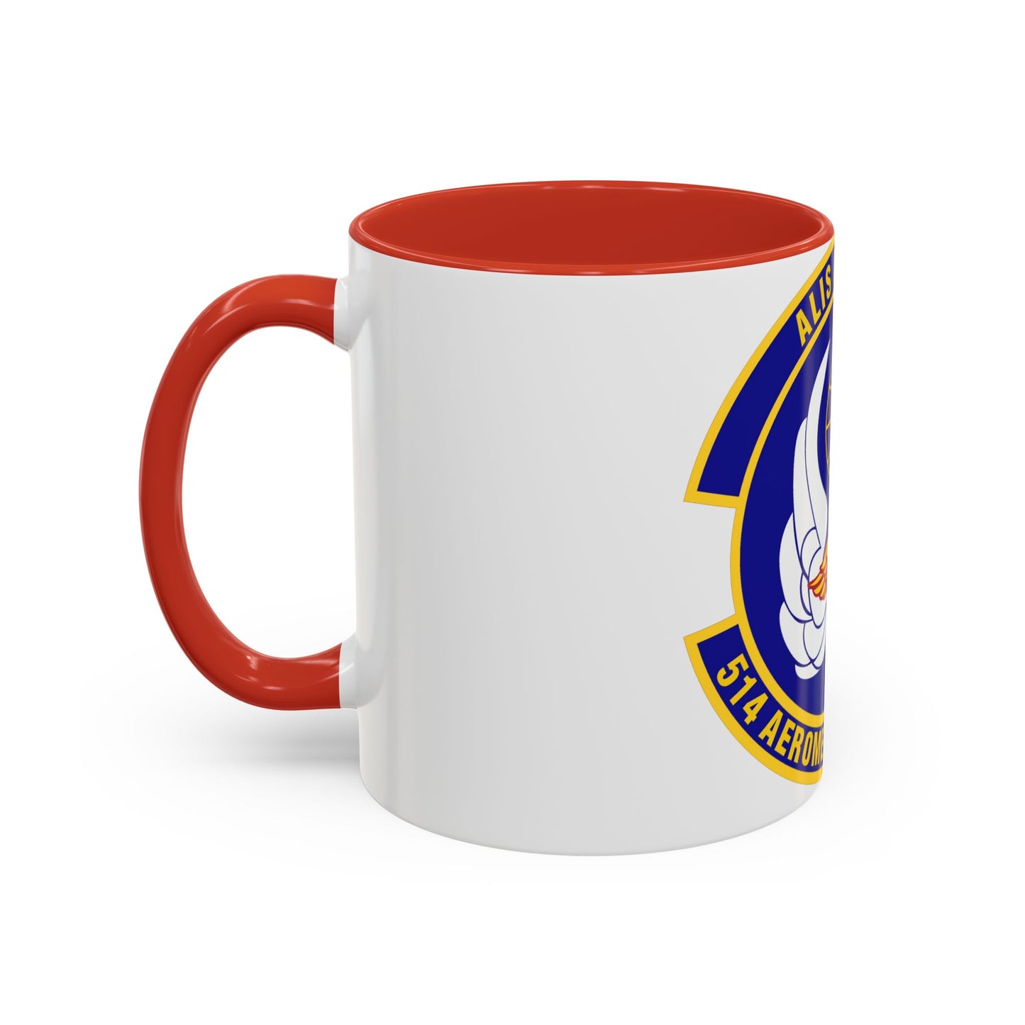 514th Aeromedical Evacuation Squadron (U.S. Air Force) Accent Coffee Mug