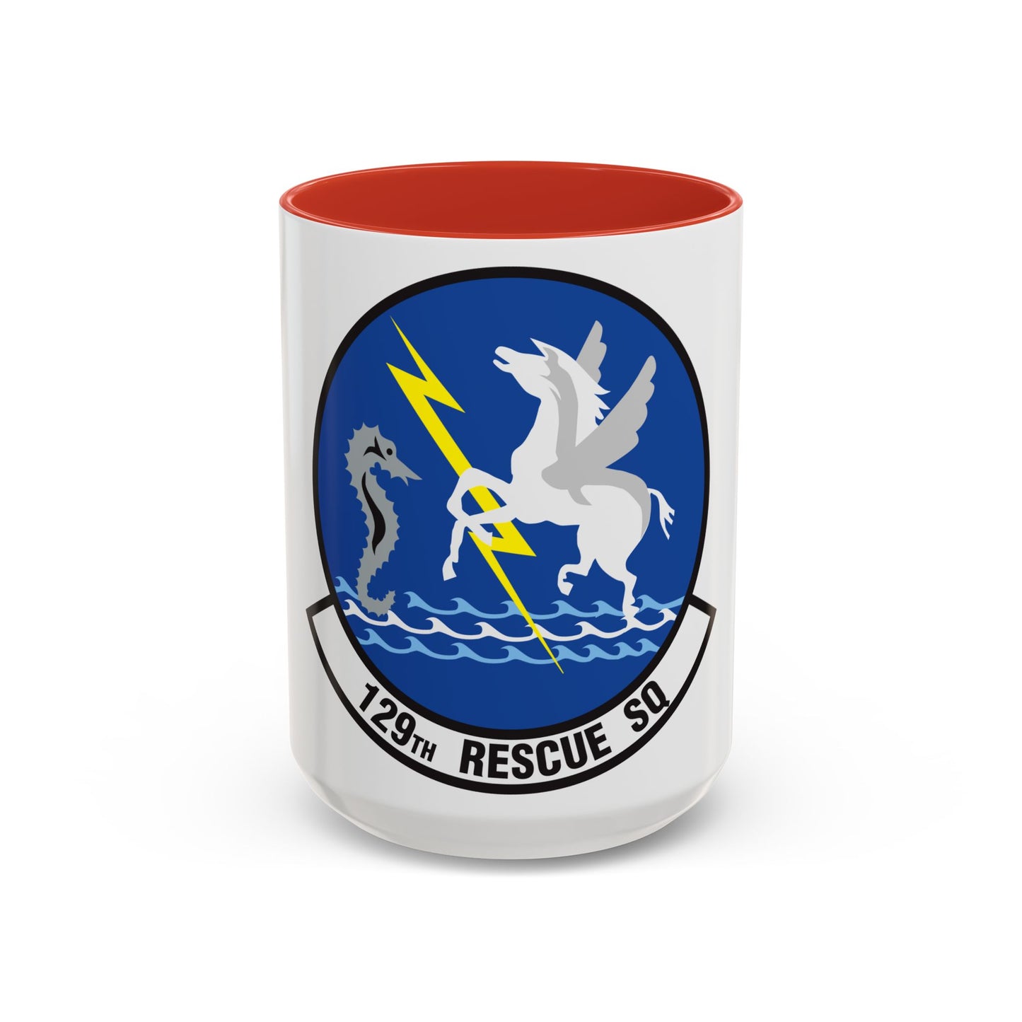 129 Rescue Squadron (U.S. Air Force) Accent Coffee Mug