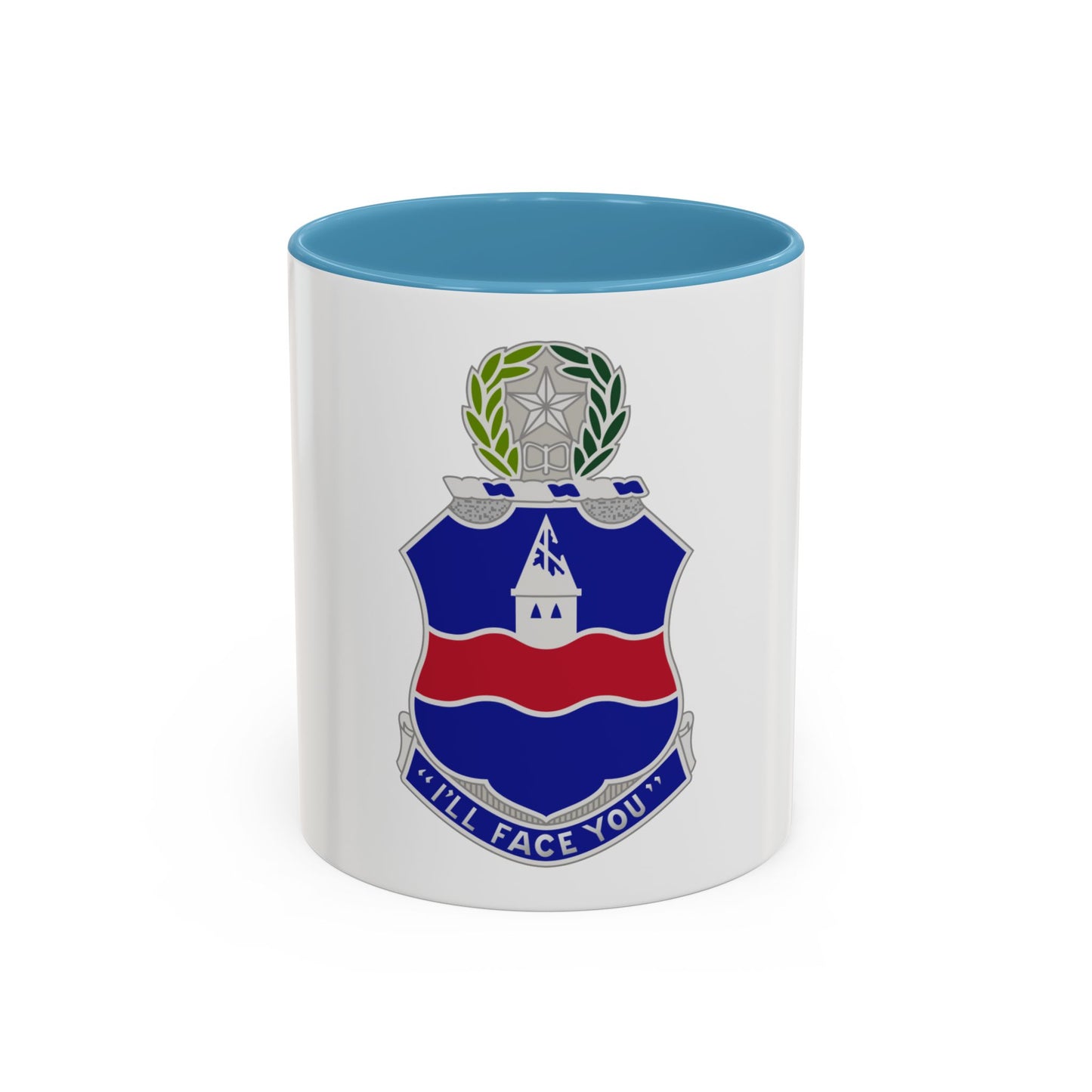 142nd Infantry Regiment (U.S. Army) Accent Coffee Mug