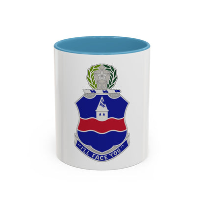 142nd Infantry Regiment (U.S. Army) Accent Coffee Mug
