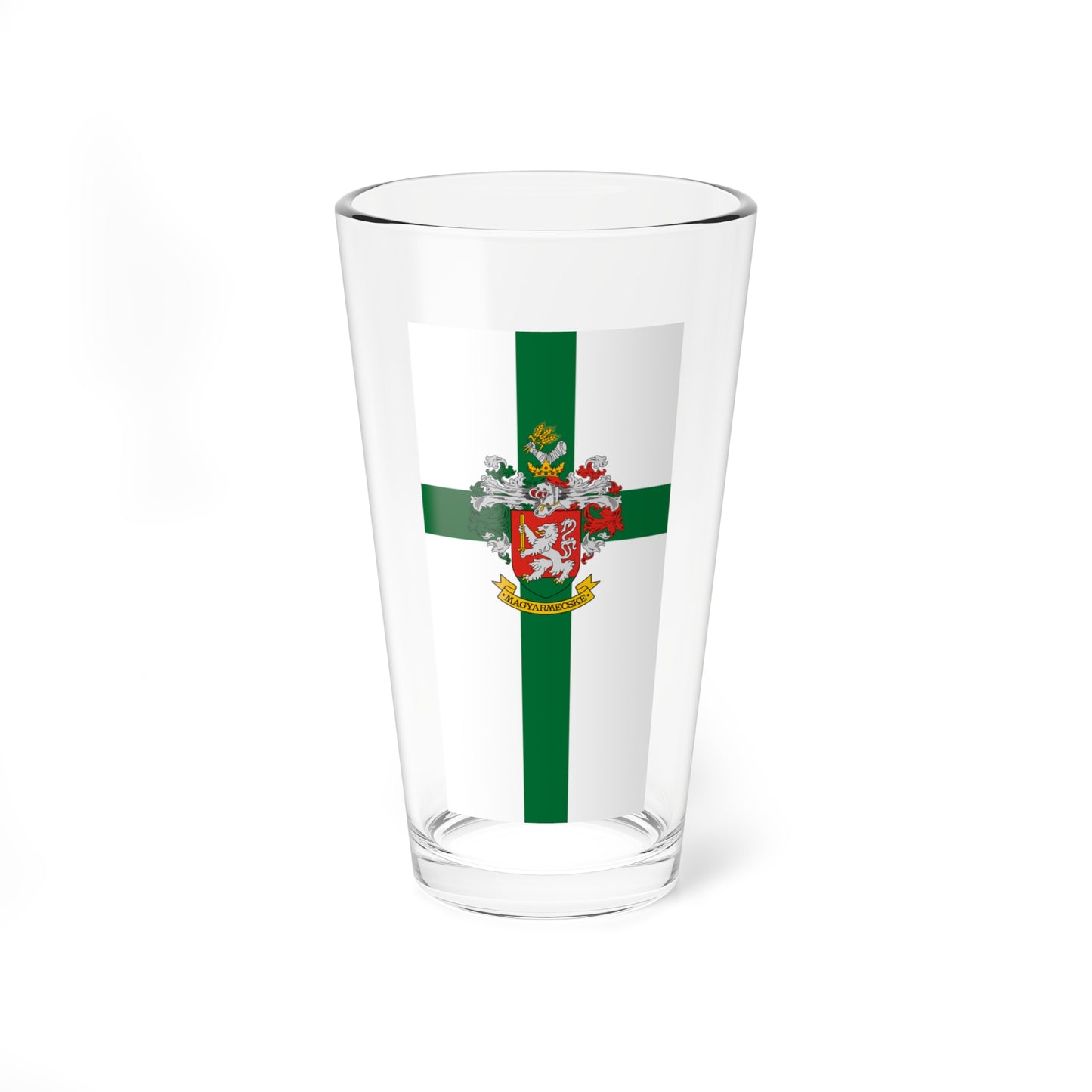 Flag of Magyarmecske (Hungary) Pint Glass 16oz
